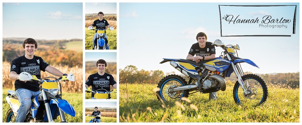  Wellsburg, WV High School Senior Dirtbike Photographs 
