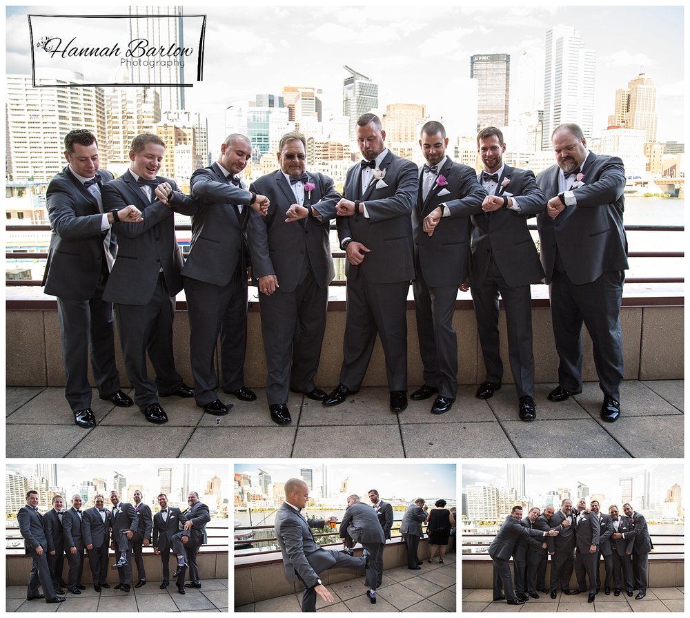  Pittsburgh, PA Wedding Photography Groomsmen 