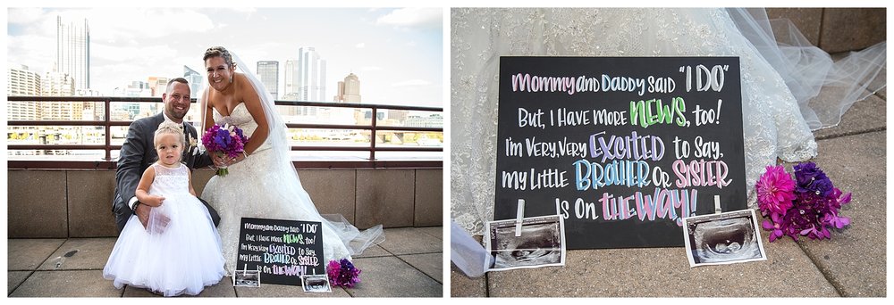  Pittsburgh, PA Wedding Photography Pregnancy Announcement 