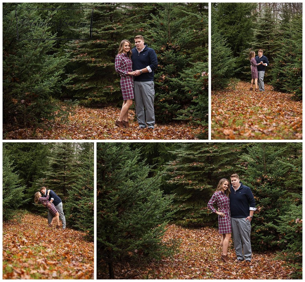 Windber PA Engagement Shoot Pine Trees 
