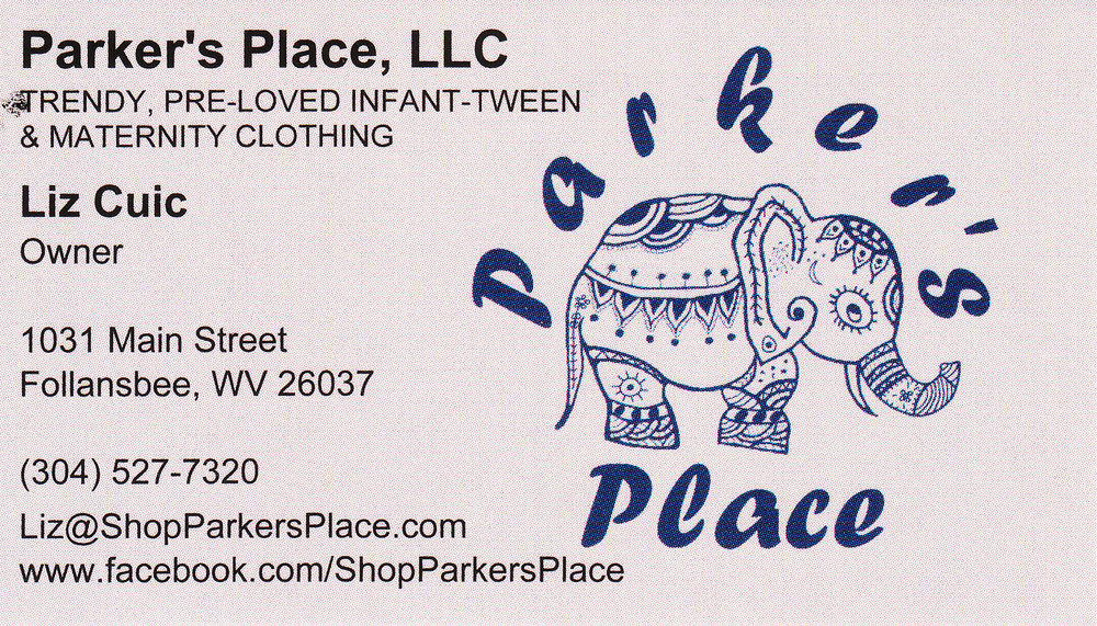  Scanned Copy of Business Card.  Design not a product of Hannah Barlow Photography, LLC. 