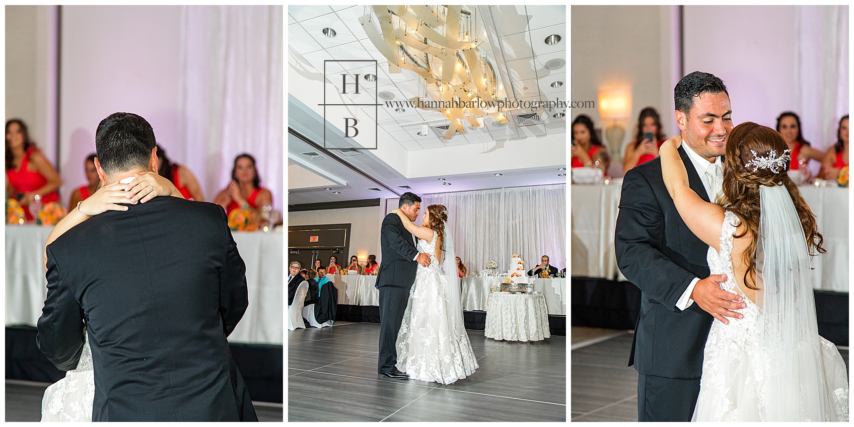 Bride and Groom First Dance Pittsburgh Airport Marriott