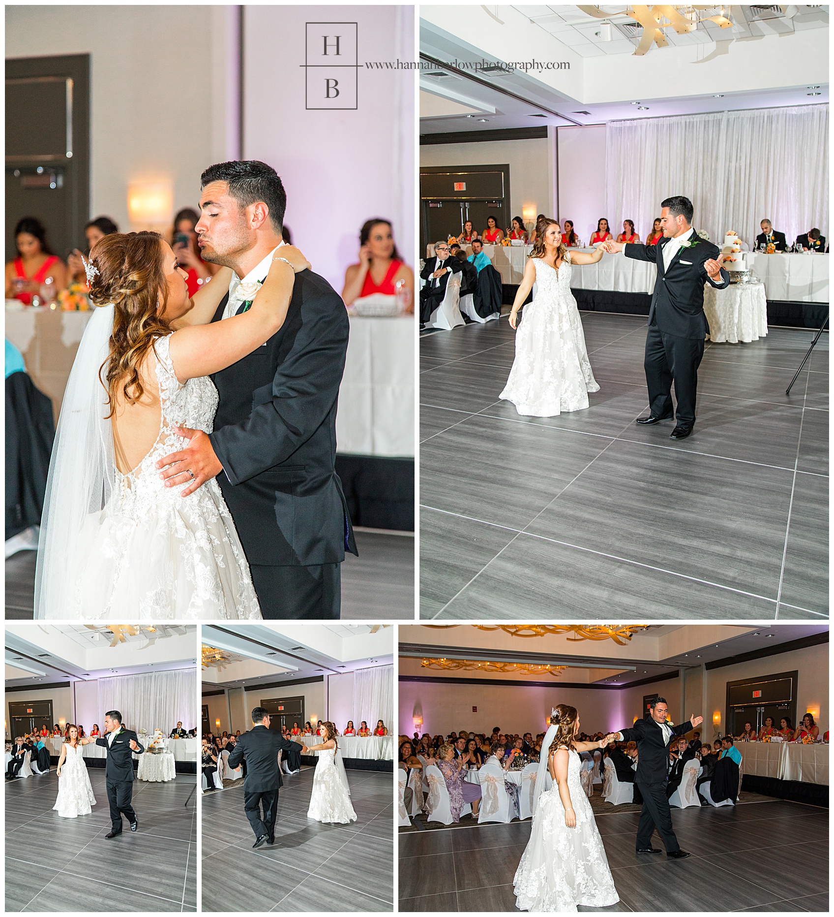 Bride and Groom First Dance at the Pittsburgh Airport Marriott
