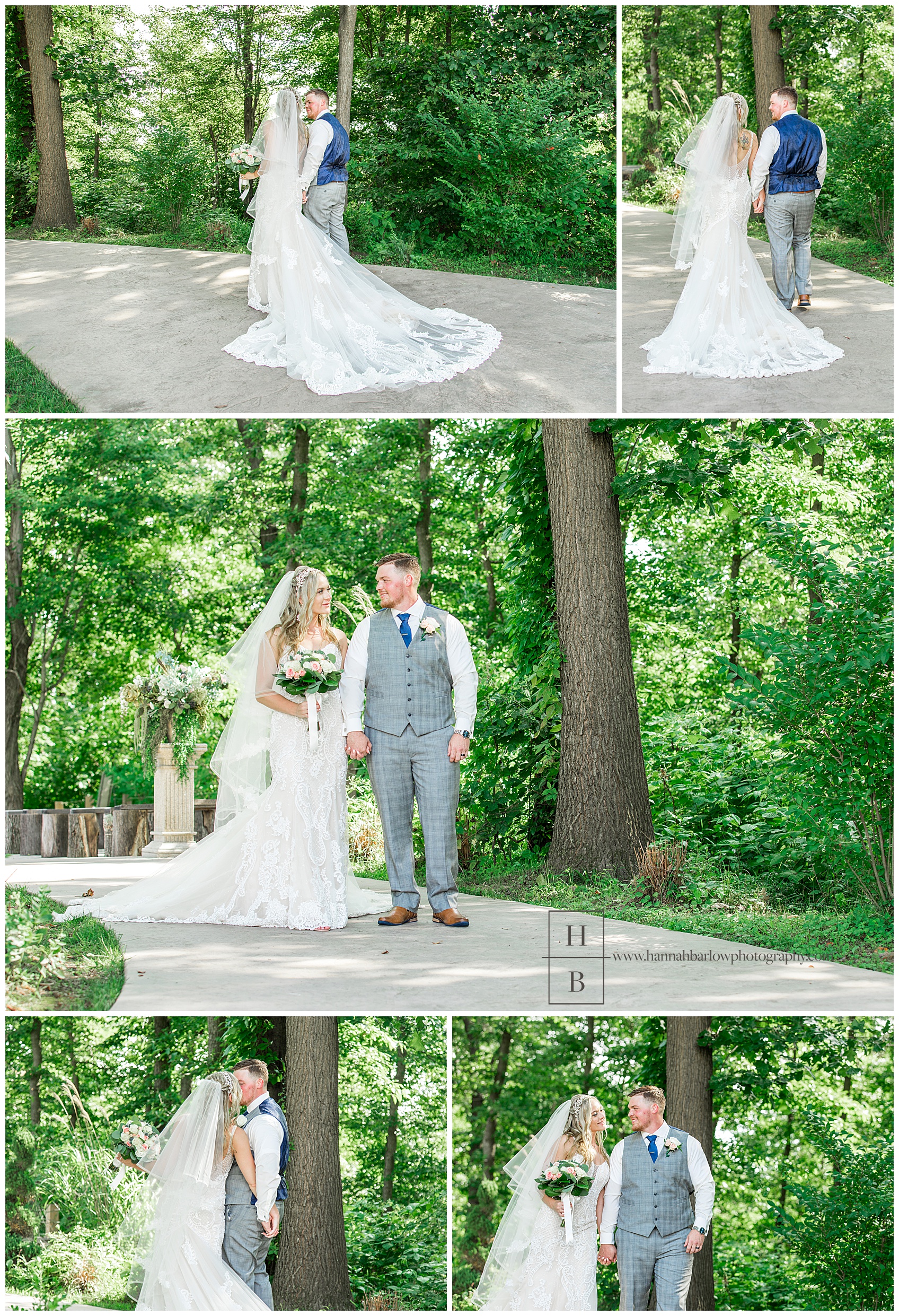 Bride and Groom Wedding Photos at Bella Amore in Dennison Ohio