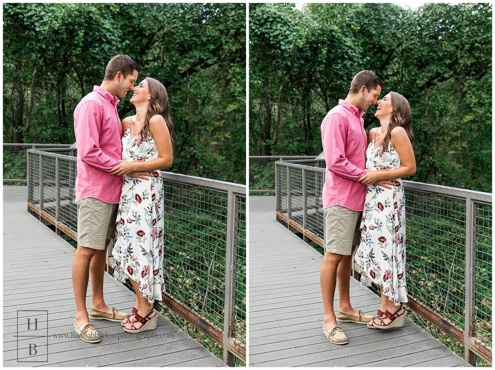 Summer Evening Oglebay Engagement Session - Hannah Barlow Photography