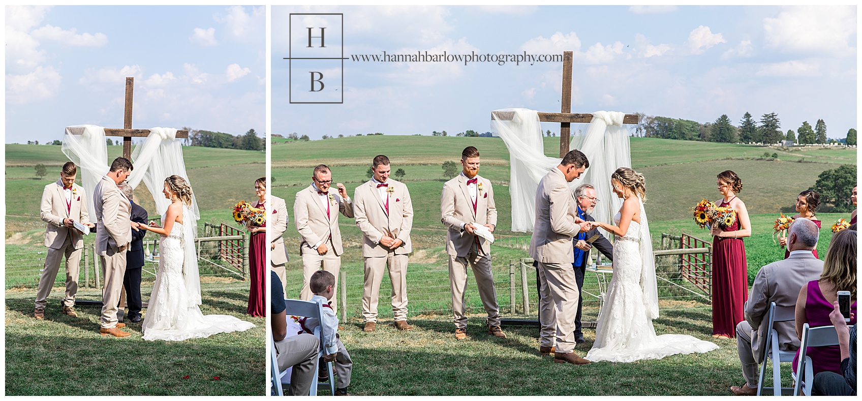 Wedding Ceremony Photos Heaven Sent Farms