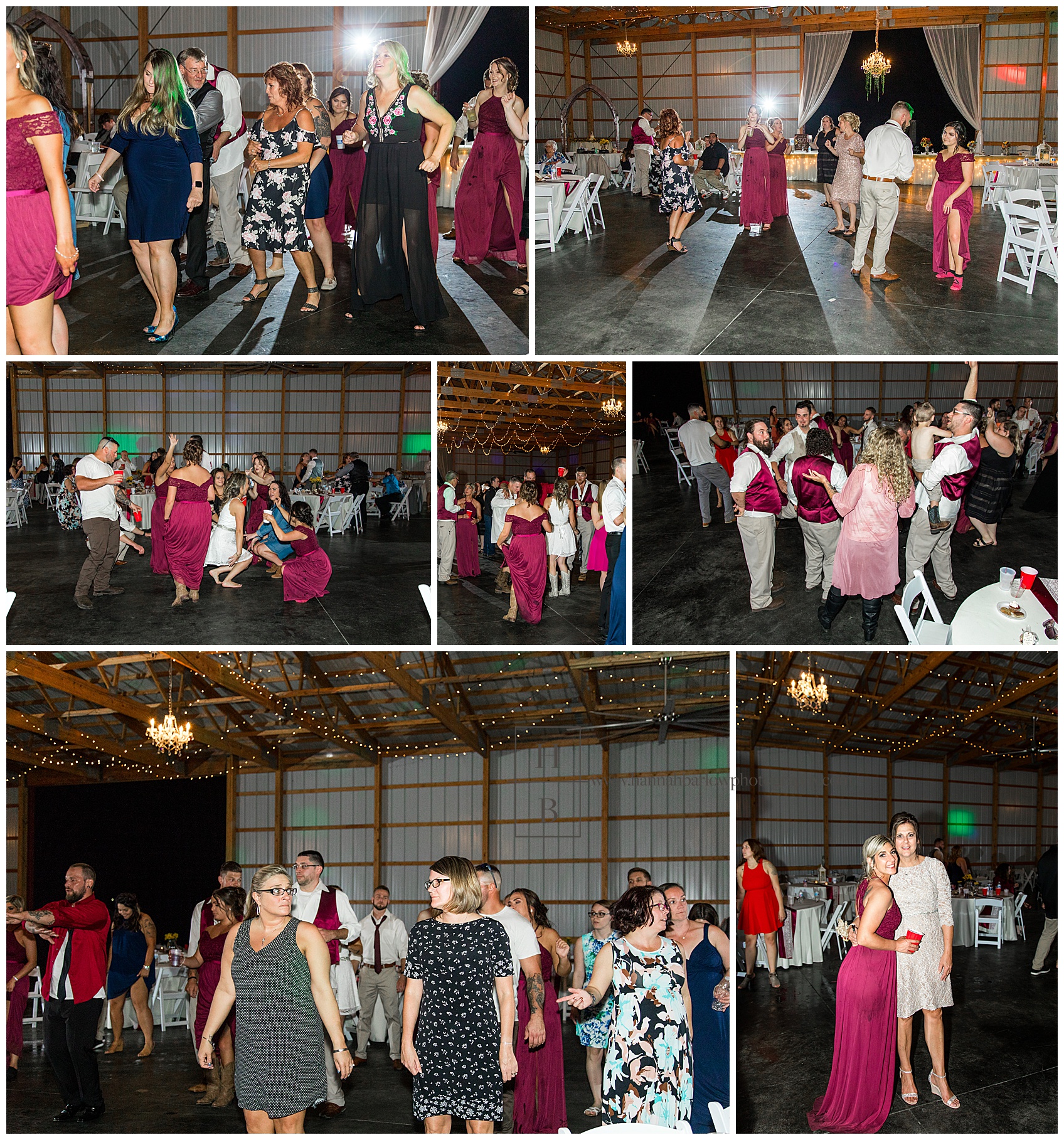 Reception Party Dancing at Heaven Sent Farms