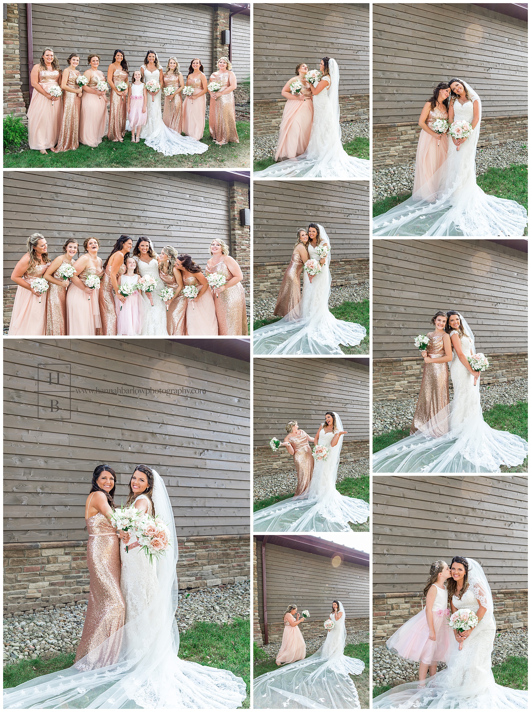 Bridesmaids at The Vineyards at Pine Lake