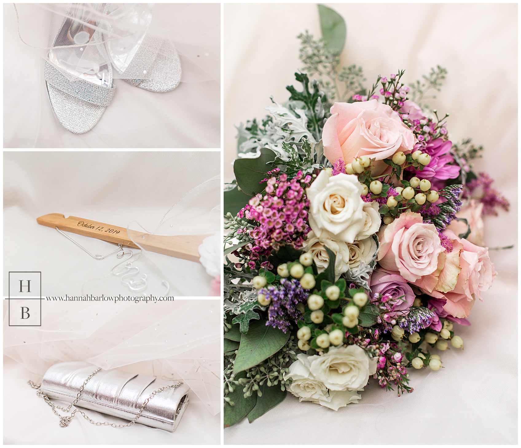 Pink and Purple Fall Wedding Details