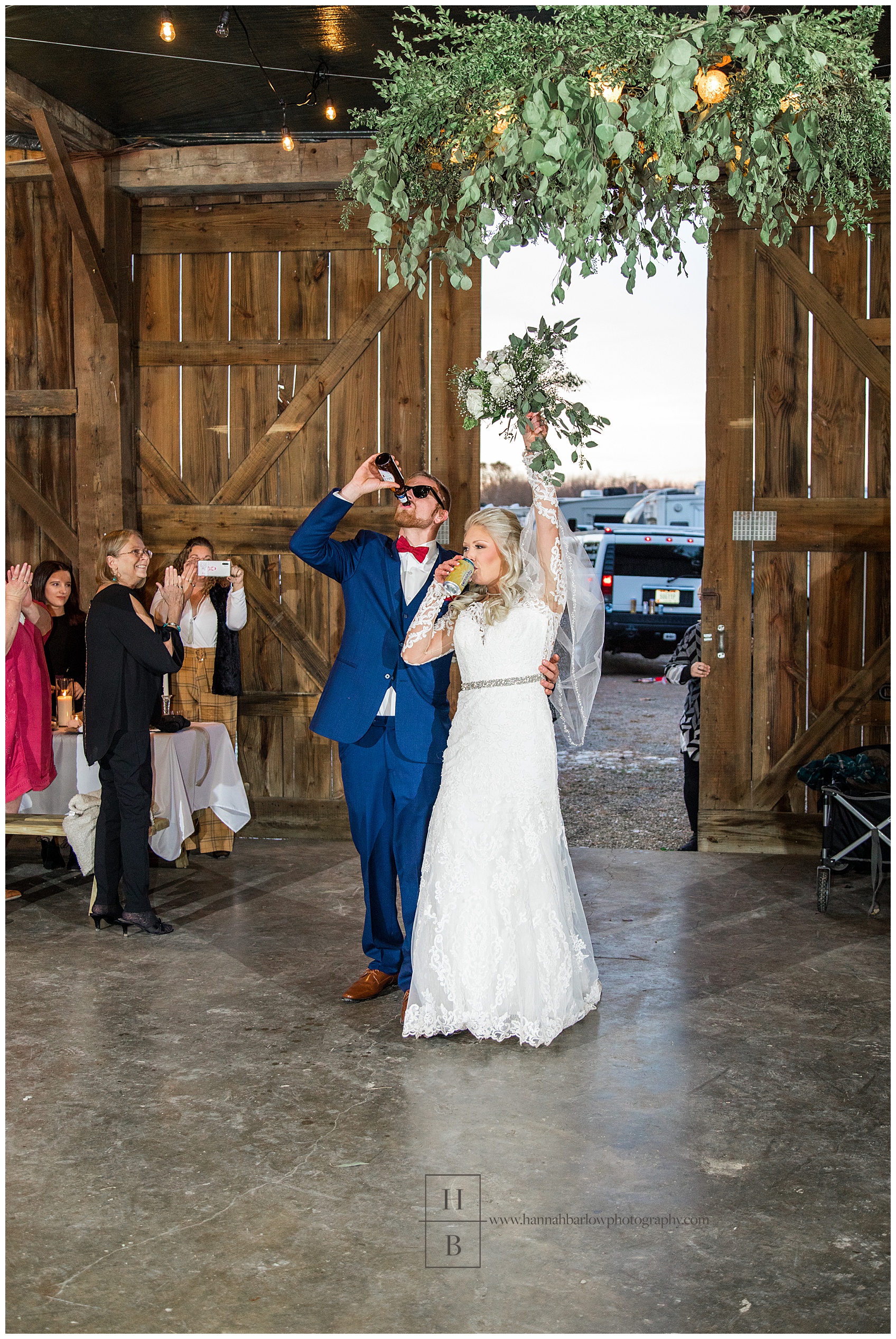 Couple Announced at Barn Wedding Reception in Cadiz Ohio