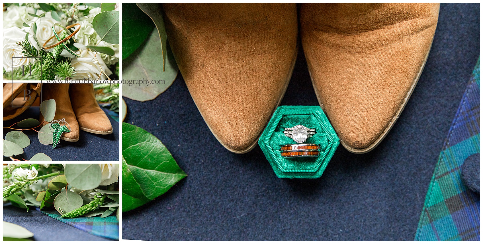 Irish Wedding Details with Rings