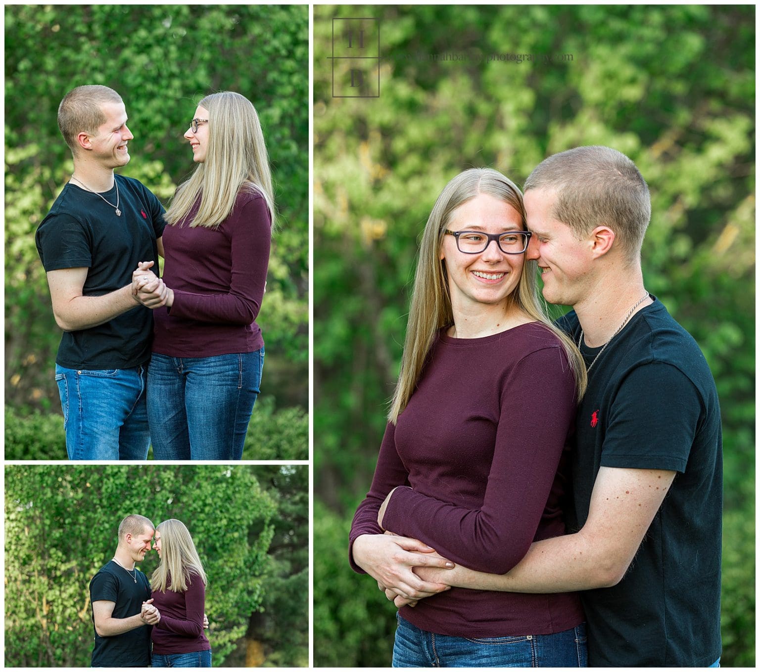 Warm, Spring Engagement Session - Hannah Barlow Photography
