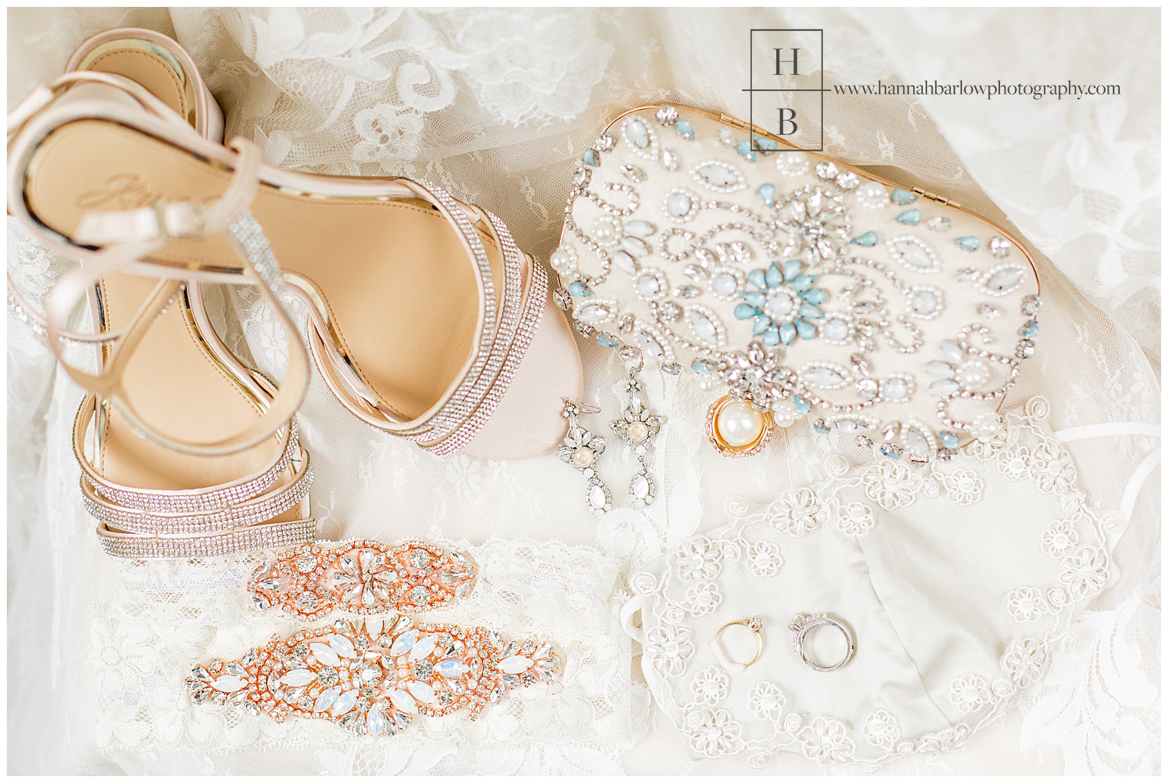 Bridal Wedding Details in Ivory with COVID Face Mask