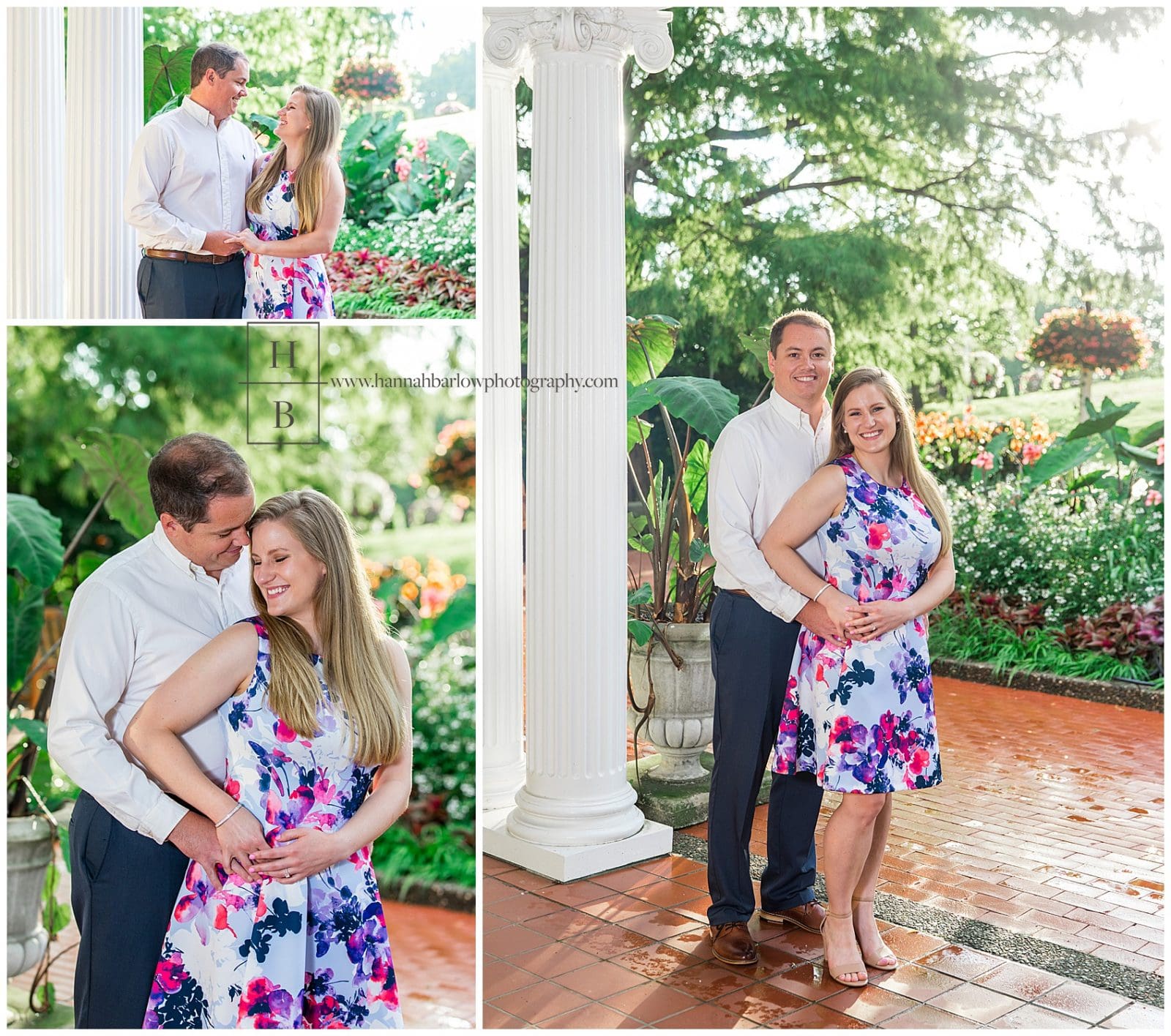 Summer Engagement Session with Oglebay Flowers - Hannah Barlow Photography