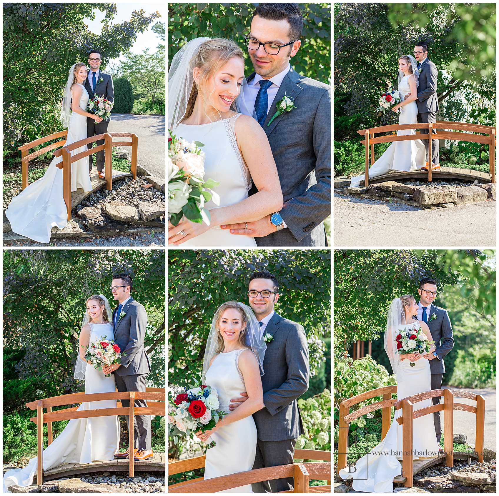 The Atrium Bridge Bride and Groom Wedding Photos