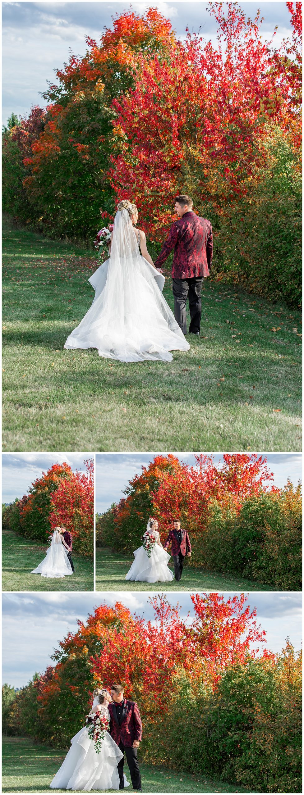 Fall Wedding Photos at Hilton Garden Inn in Canonsburg, PA