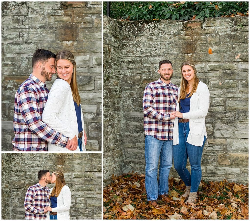 Windy Wheeling Fall Engagement Photos - Hannah Barlow Photography