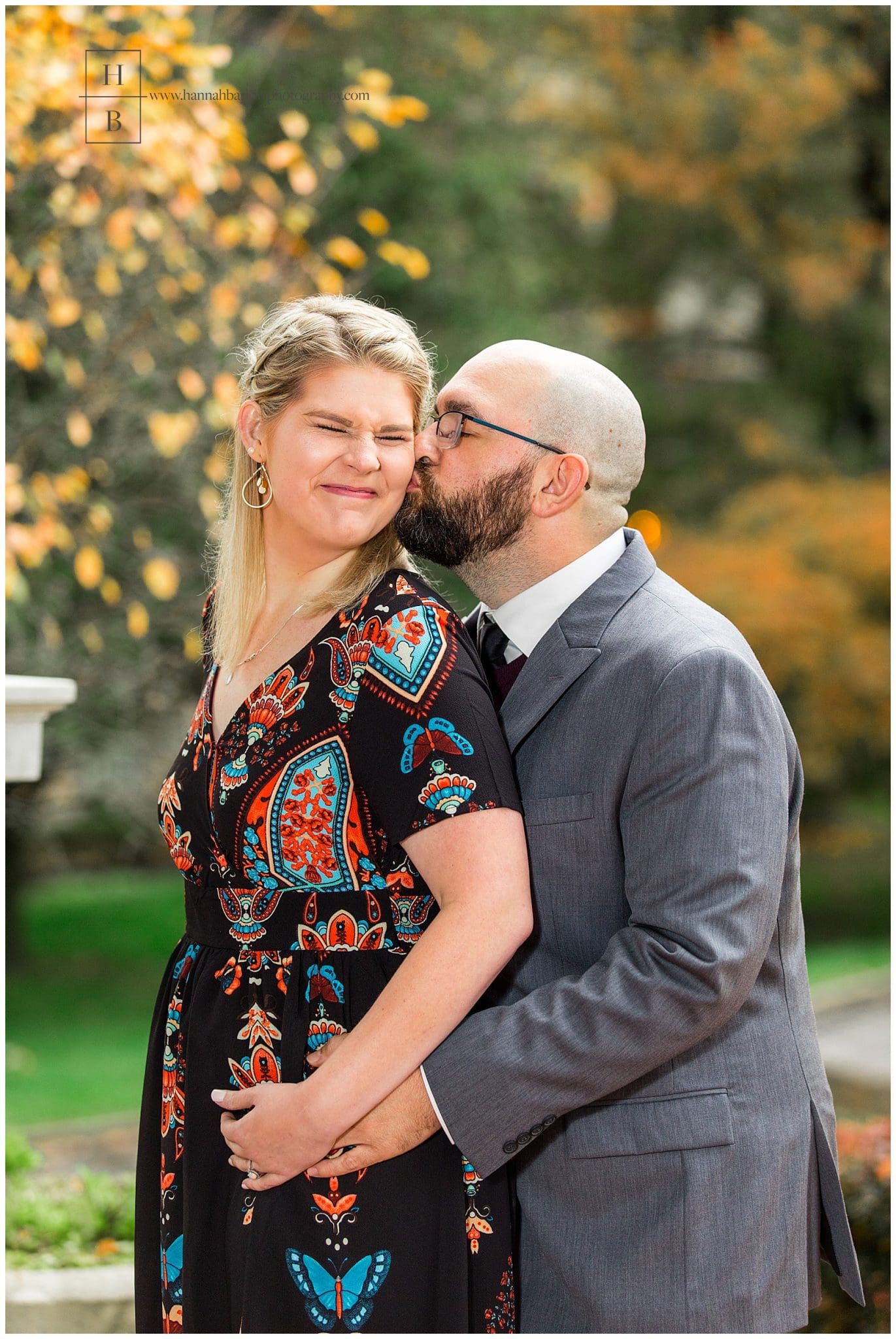 A Rainy, Fall, Wheeling Engagement Session - Hannah Barlow Photography