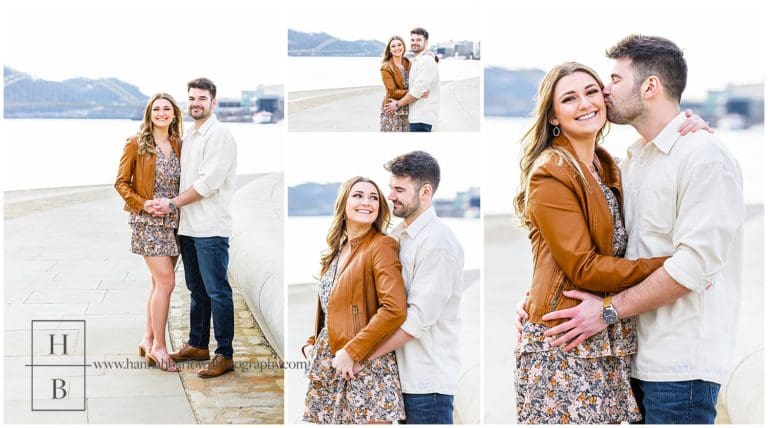 Pittsburgh Point State Park Spring Engagement - Hannah Barlow Photography