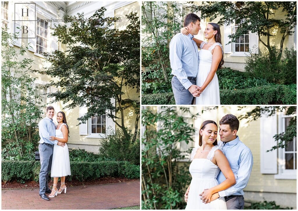Elegant Mansion Engagement Photos - Hannah Barlow Photography