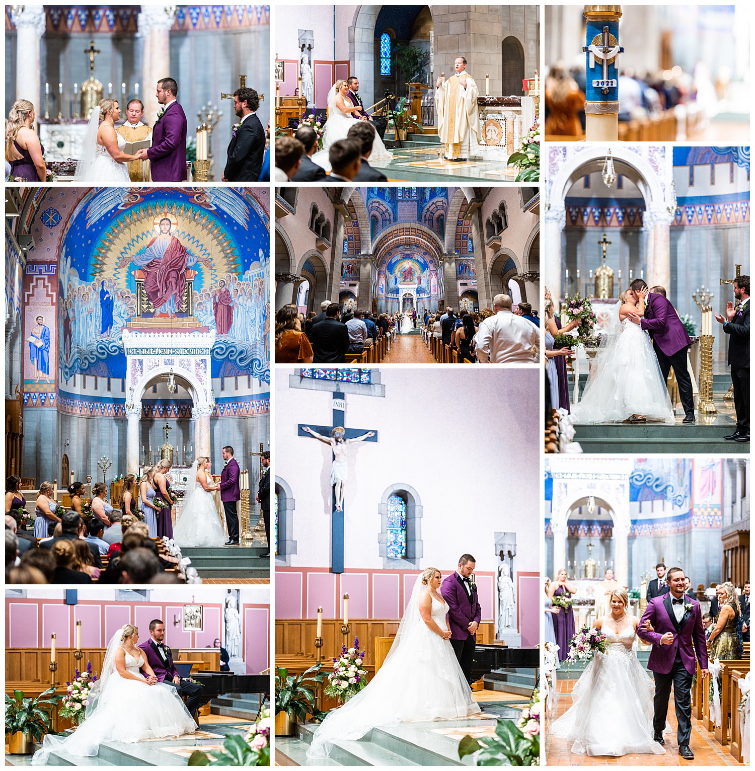 St Joseph Church Wheeling WV wedding ceremony