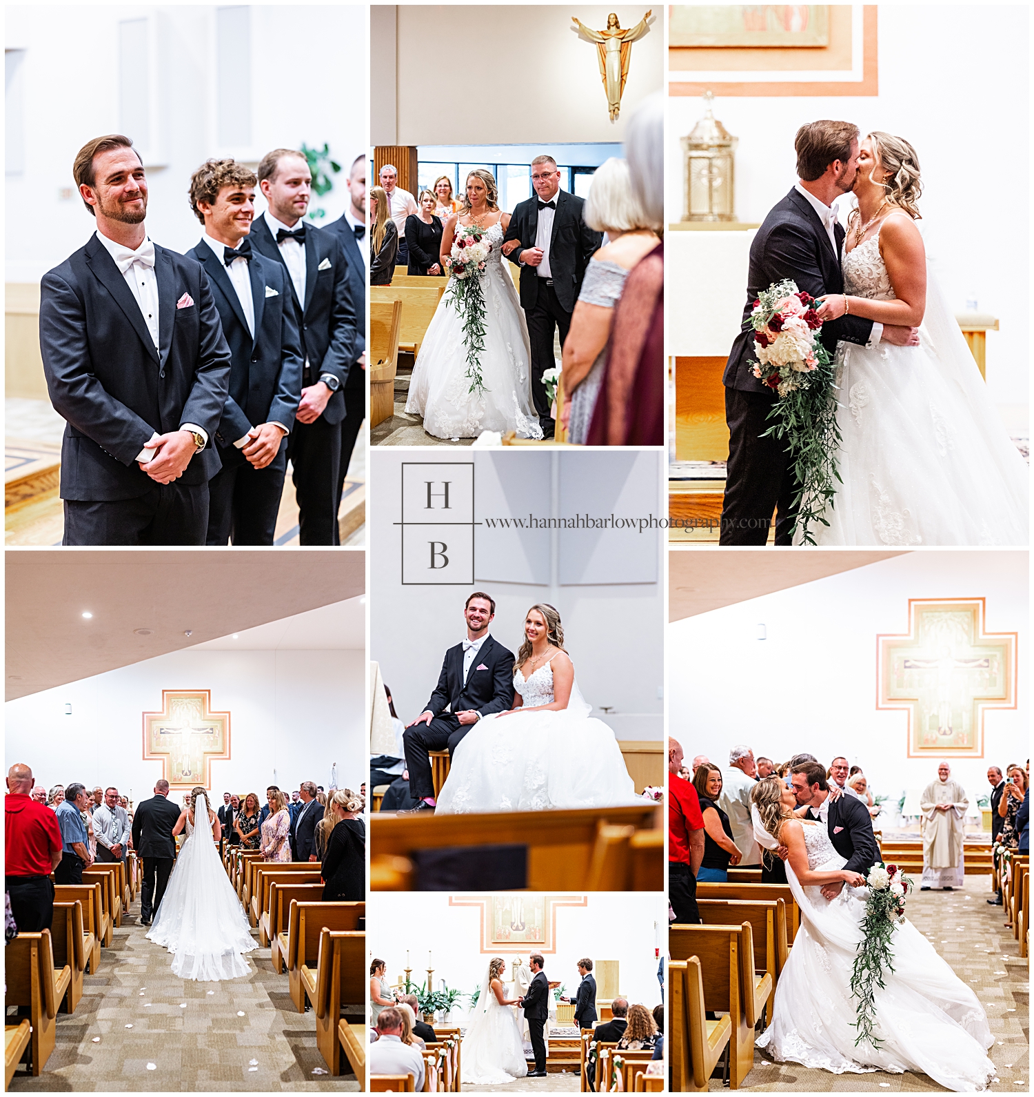 Catholic church ceremony