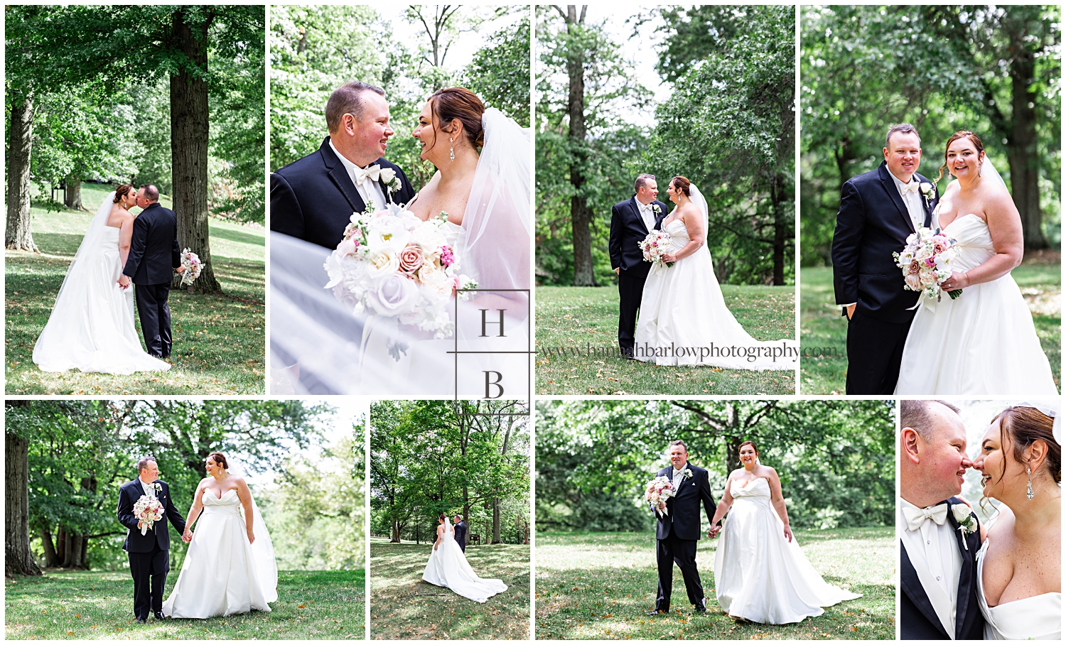 Bride and groom portraits