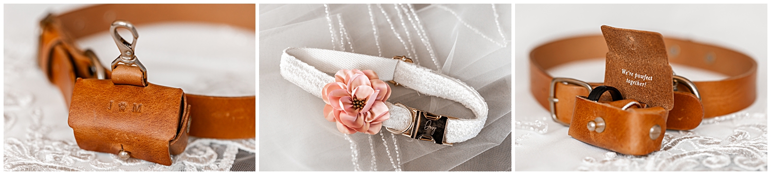 Dog Collar wedding details