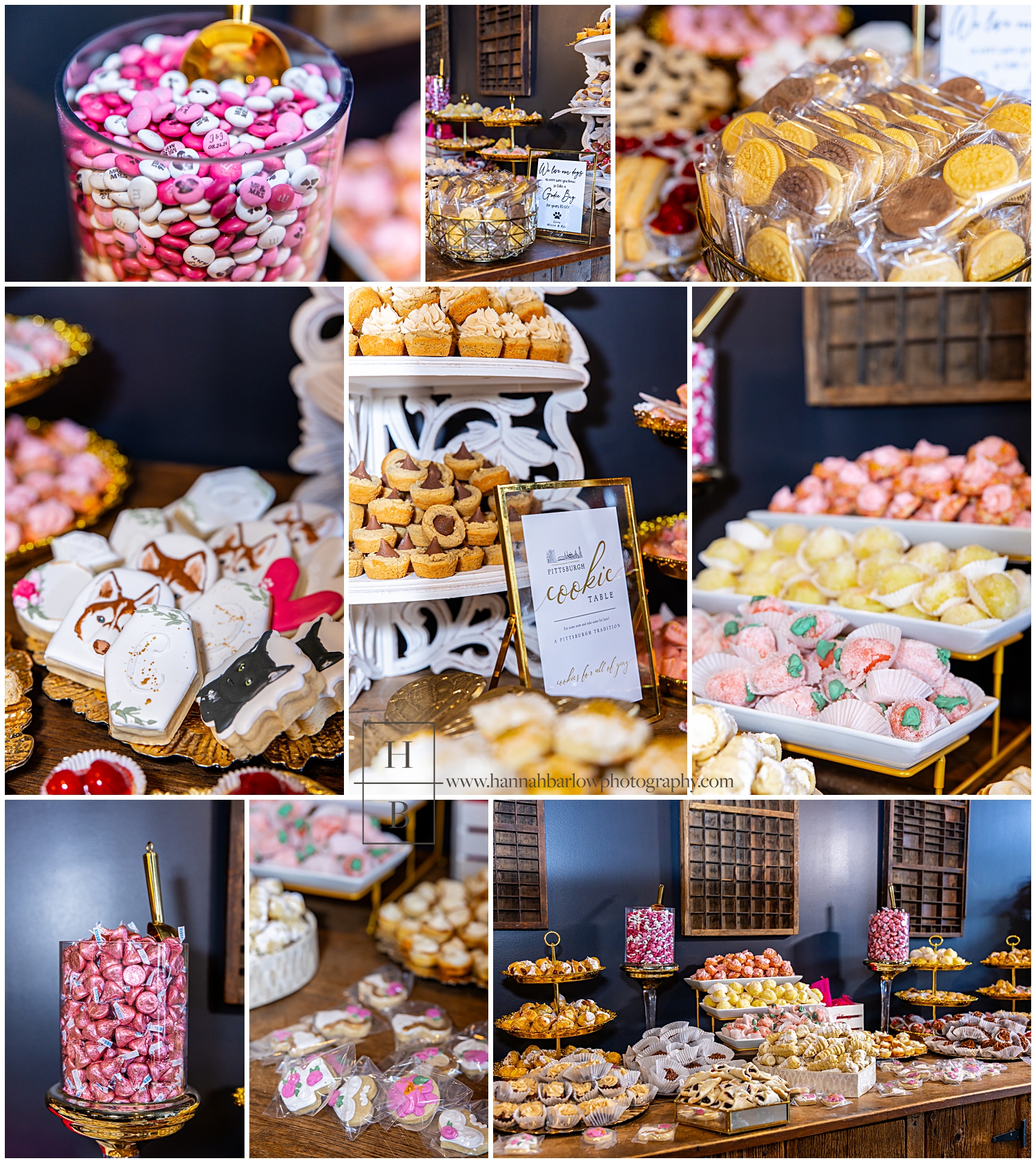 Wedding cookie table