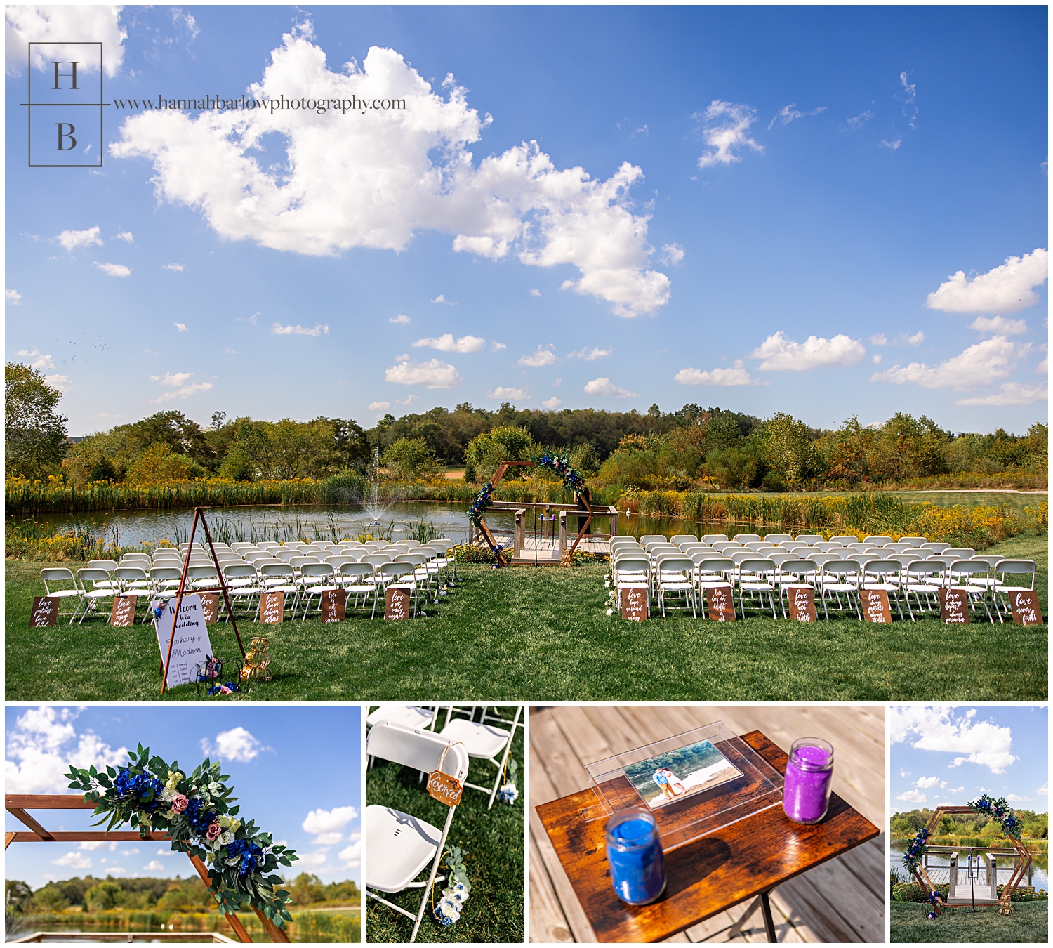 Outdoor ceremony details by Laick