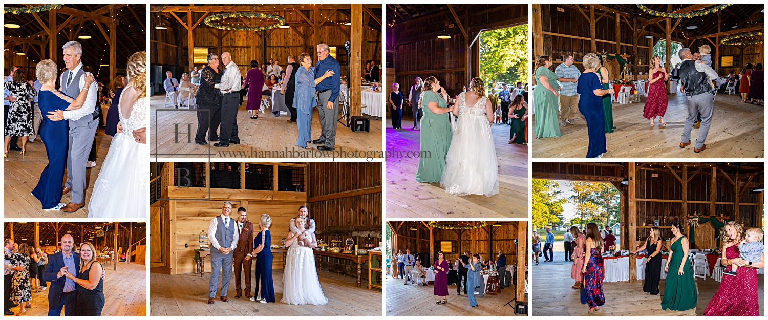 Barn Wedding Reception Dancing