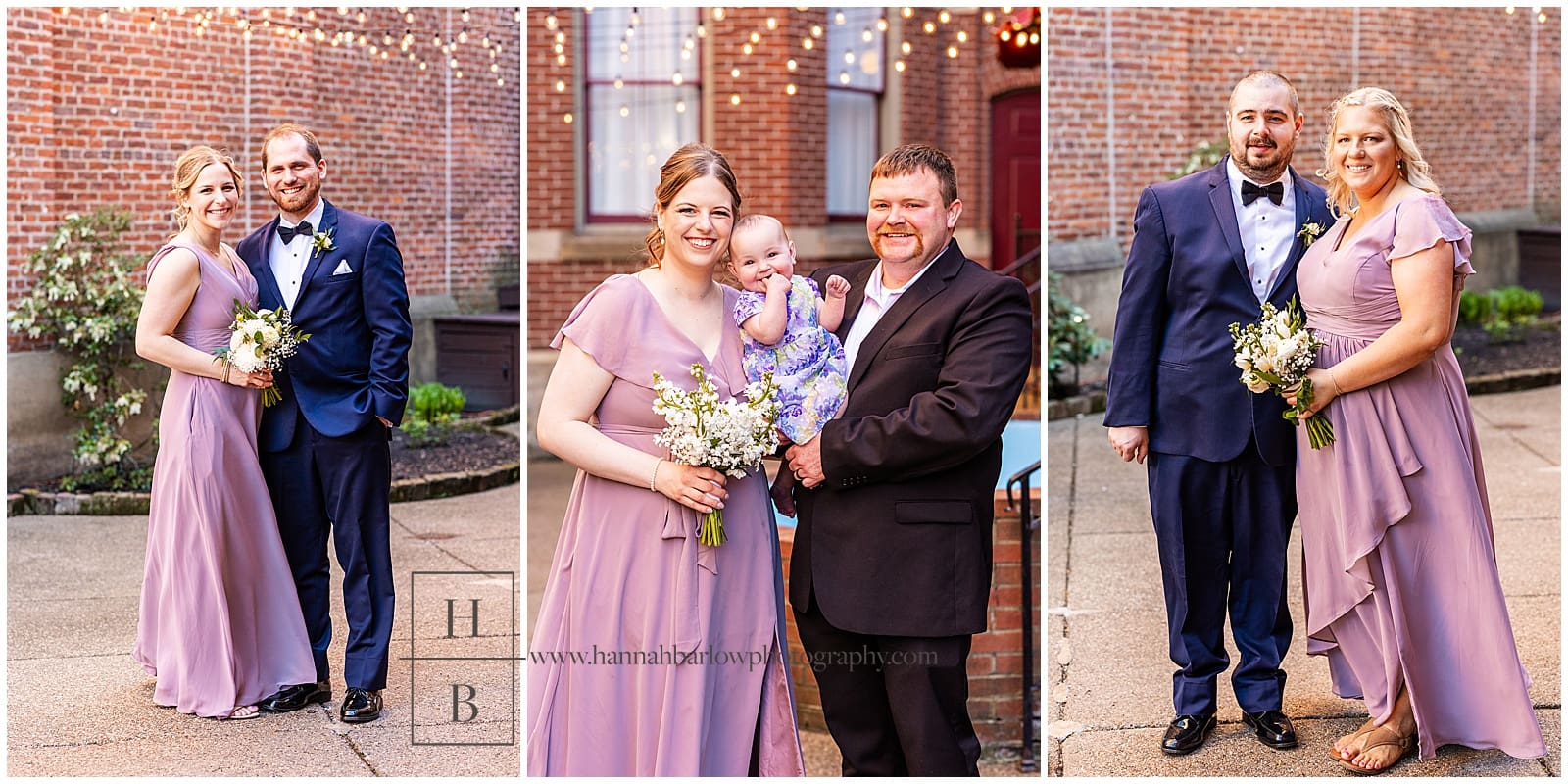 couples pose for photos