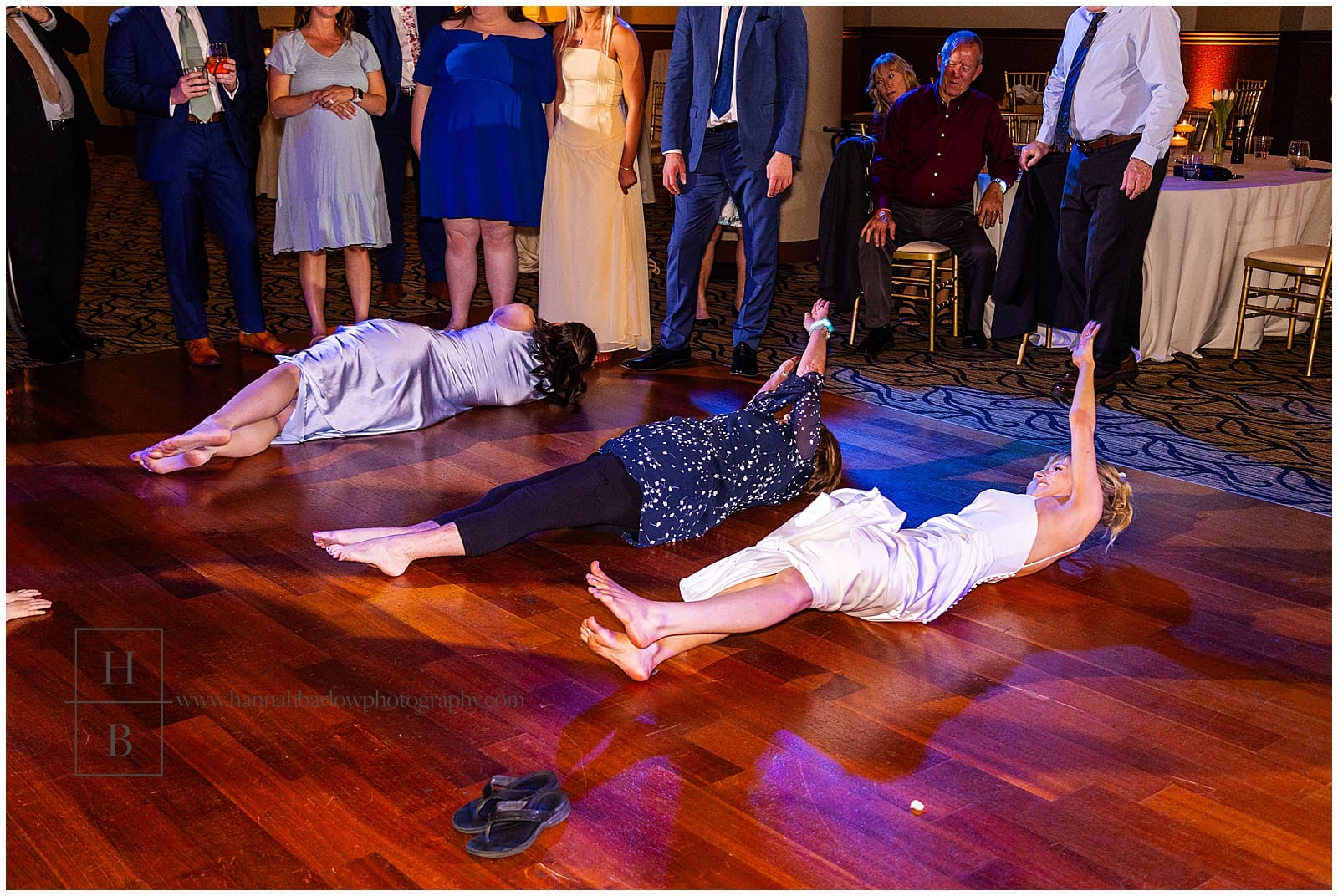 people roll on dance floor