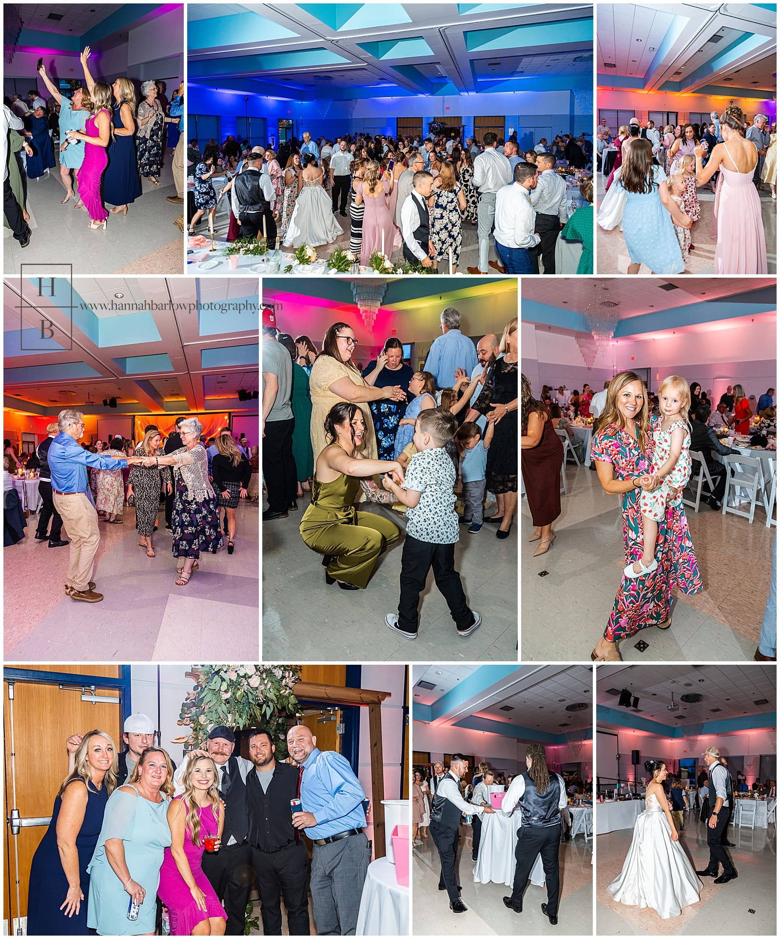 Open floor reception. Dancing at Belmont College in Belmont County, Ohio.