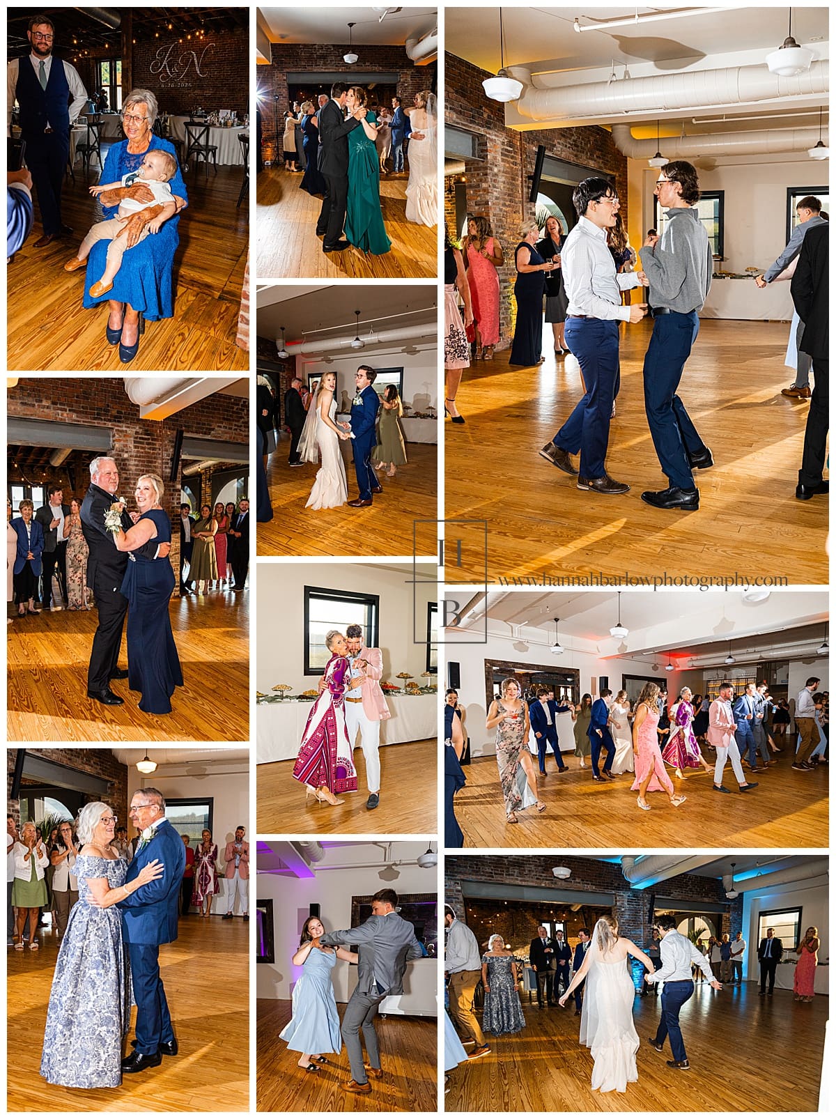 wedding reception dancing
