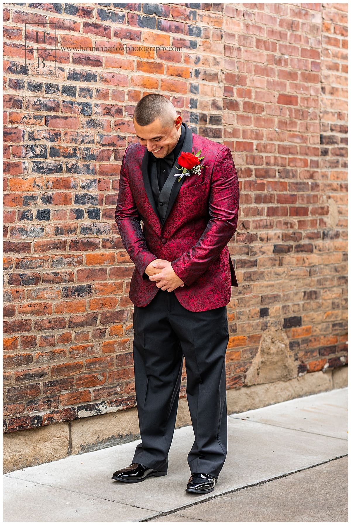 groom laughs