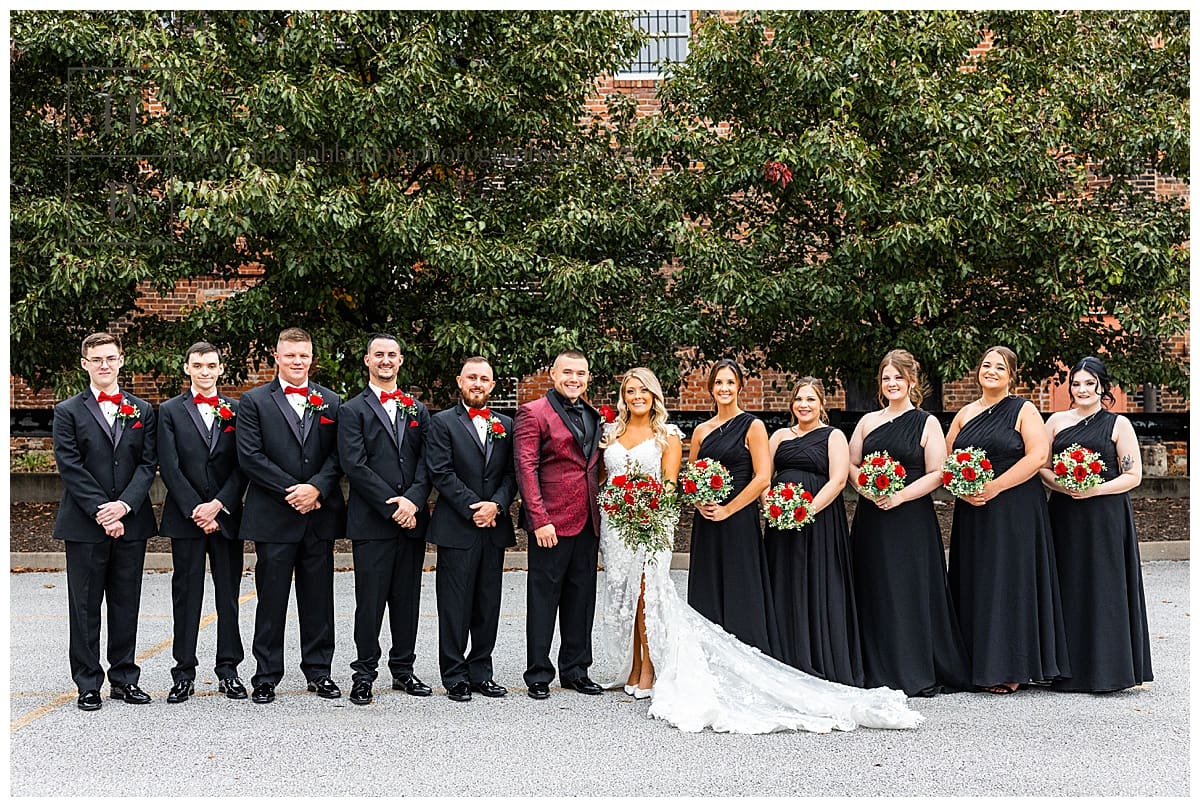 full bridal party photo