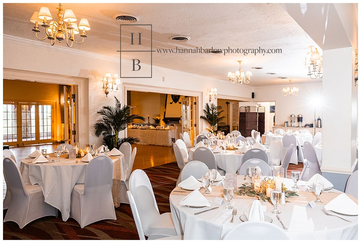 Belmont hills country club reception details
