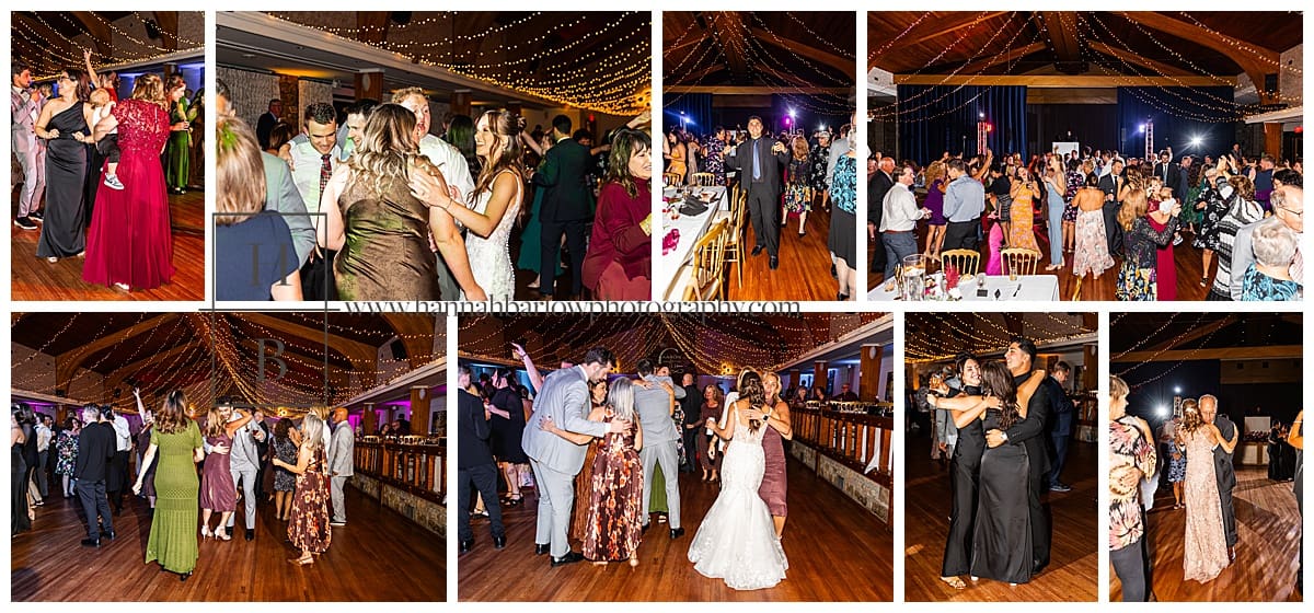 wedding reception party dancing